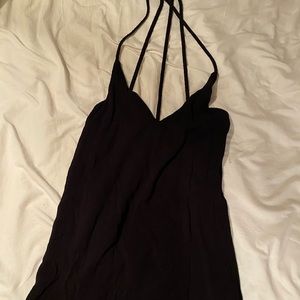 Tobi Black Strappy Dress